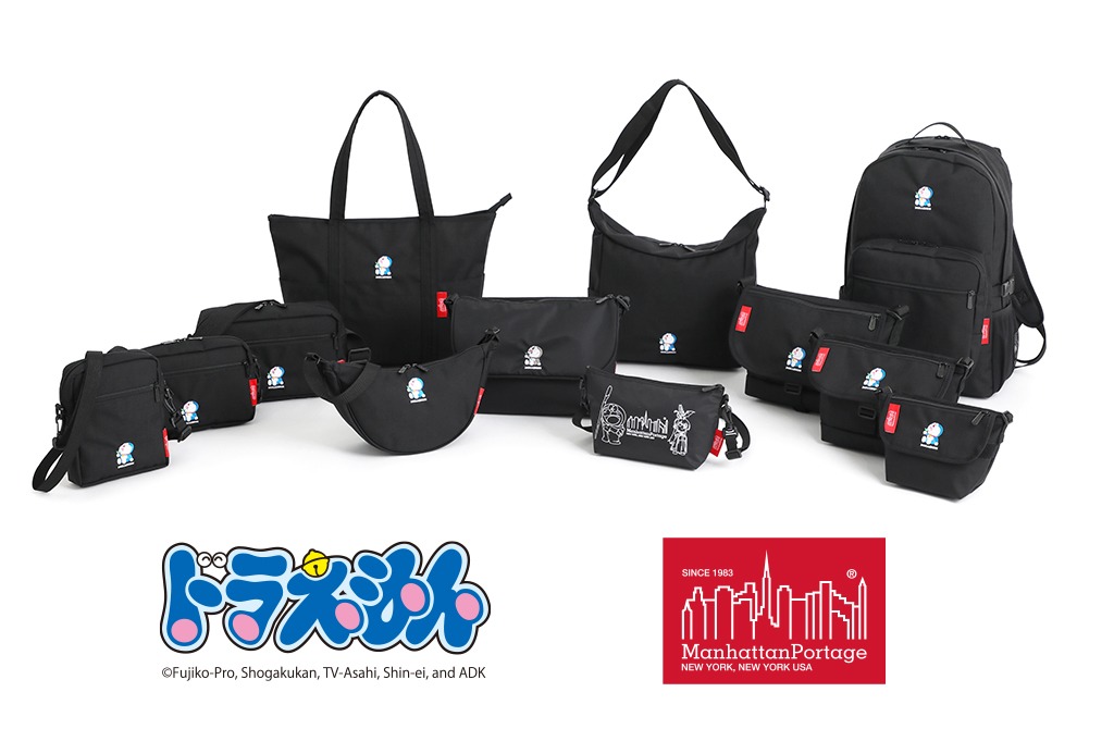 ドラえもんのバッグコレクション第3弾が Manhattan Portageから登場！