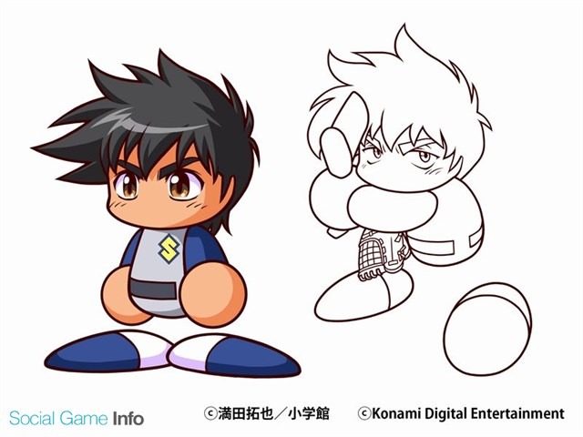 KONAMI、『実況パワフルプロ野球』で16年春実施予定の「MAJOR」コラボに登場予定のキャラクター「茂野吾郎」のイラストを公開