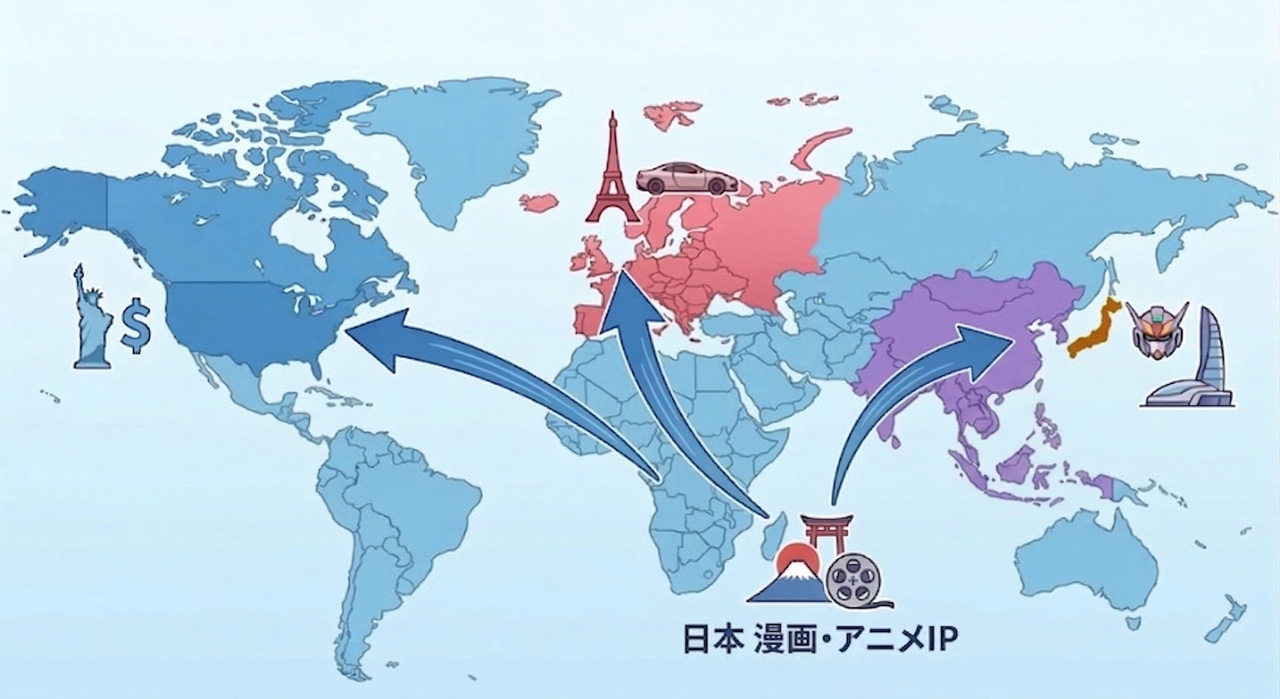 北米・欧州・アジアで見るIP活用事例