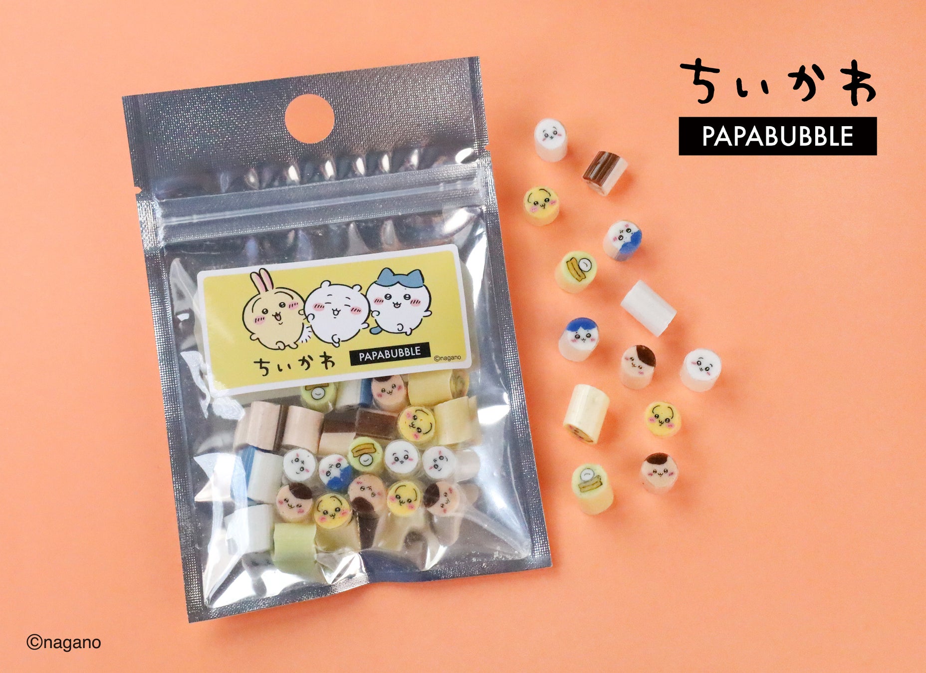 パパブブレ ×「ちいかわ」初コラボ！ちいかわたちが、職人技が光るキャンディに。5月8日より全国店舗にて発売 | 株式会社PAPABUBBLEのプレスリリース