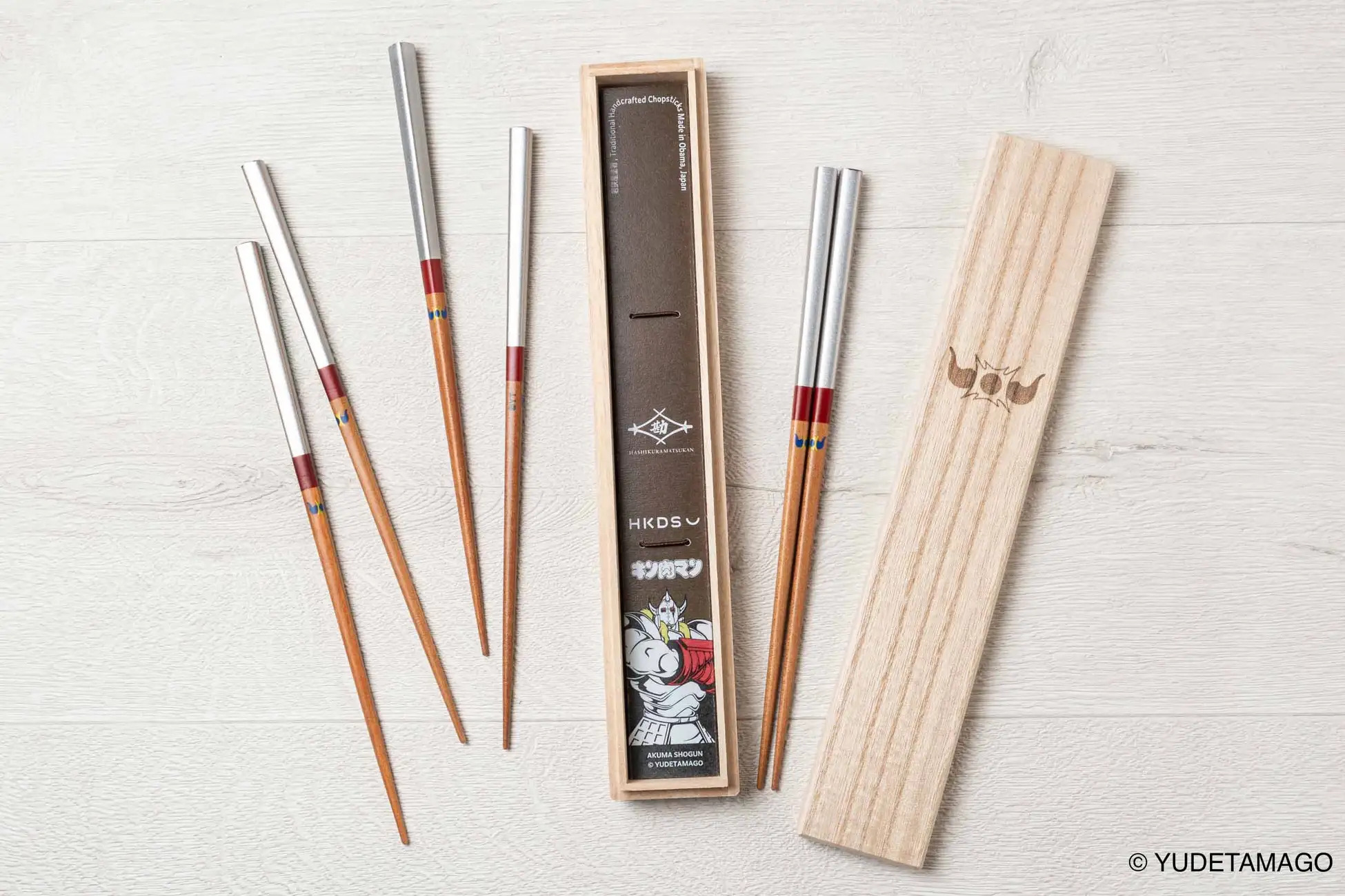 福井県小浜市の箸職人による「若狭産塗箸」の新作　キン肉マン「悪魔将軍」のお箸が登場です | 株式会社ヒキダシのプレスリリース